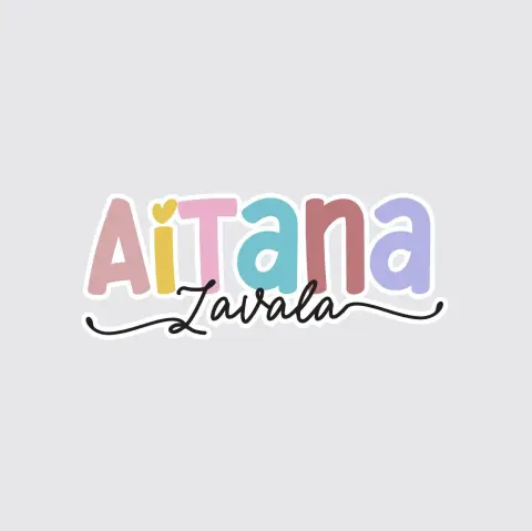 Etiqueta UV personalizada Alejandra Carrera - diseño 11