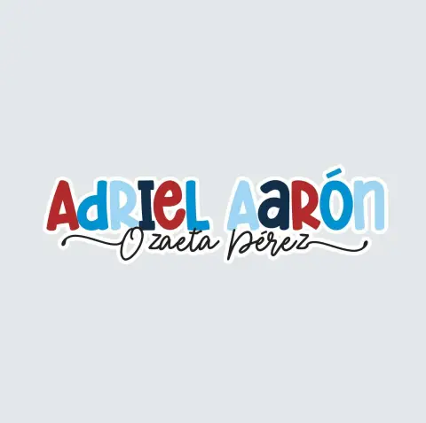 Etiqueta UV personalizada Alejandra Carrera - diseño 13