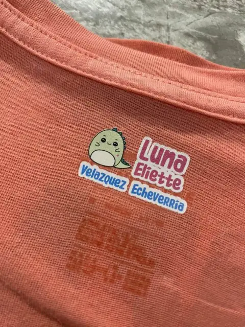 Etiqueta para textiles personalizada Alejandra Carrera - diseño 10