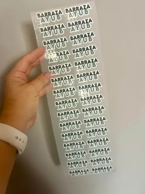 Etiqueta para textiles personalizada Alejandra Carrera - diseño 12
