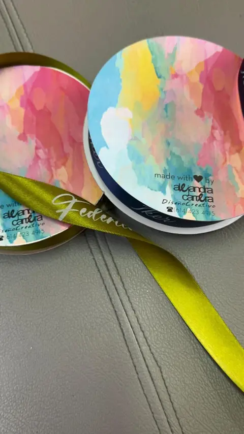 Listón personalizado Alejandra Carrera - diseño 13