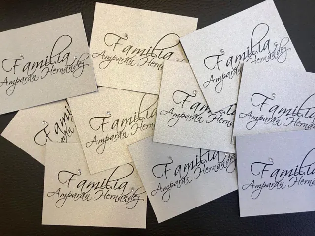 Tarjetería personalizada Alejandra Carrera - diseño 11