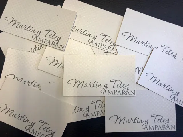 Tarjetería personalizada Alejandra Carrera - diseño 12