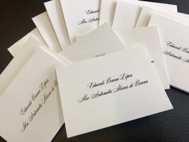 Tarjetería personalizada Alejandra Carrera - diseño 15