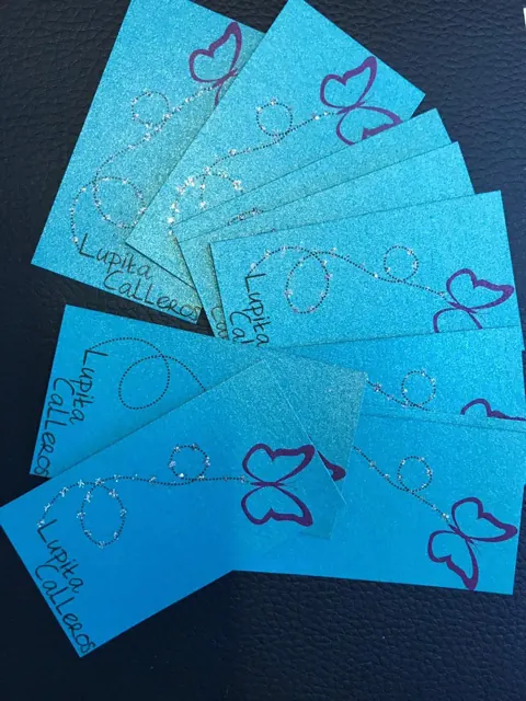 Tarjetería personalizada Alejandra Carrera - diseño 30