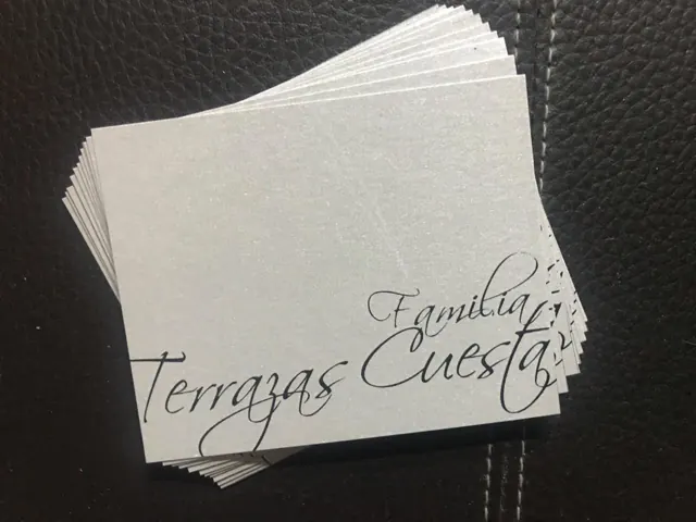 Tarjetería personalizada Alejandra Carrera - diseño 51