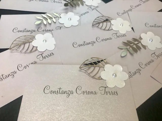 Tarjetería personalizada Alejandra Carrera - diseño 75