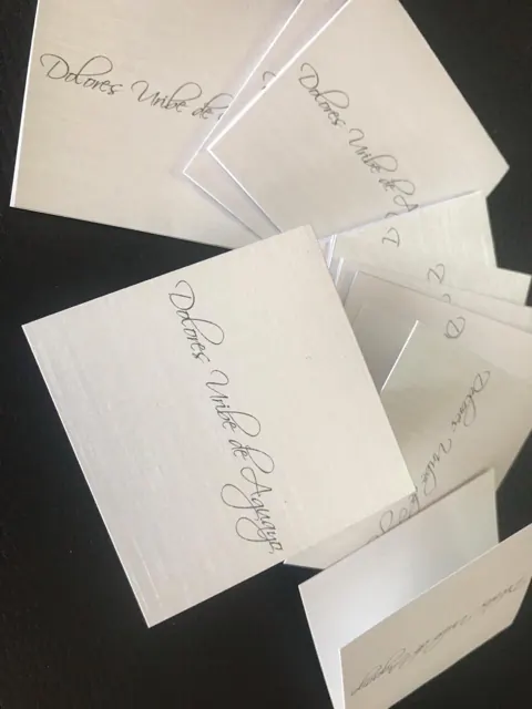 Tarjetería personalizada Alejandra Carrera - diseño 76