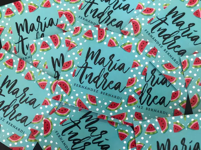 Tarjetería personalizada Alejandra Carrera - diseño 79