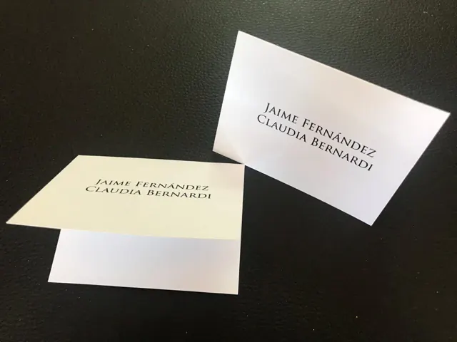 Tarjetería personalizada Alejandra Carrera - diseño 82
