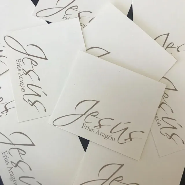 Tarjetería personalizada Alejandra Carrera - diseño 88