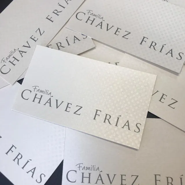 Tarjetería personalizada Alejandra Carrera - diseño 89