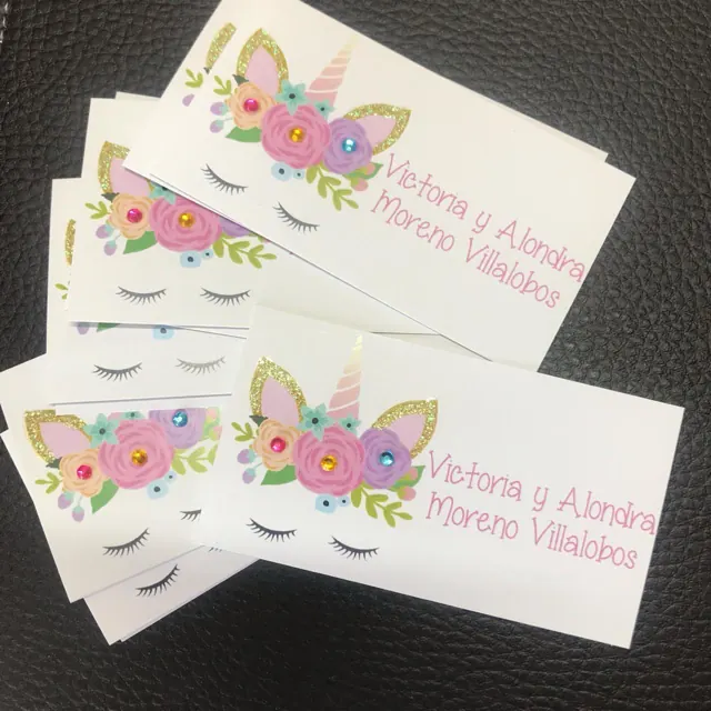 Tarjetería personalizada Alejandra Carrera - diseño 96