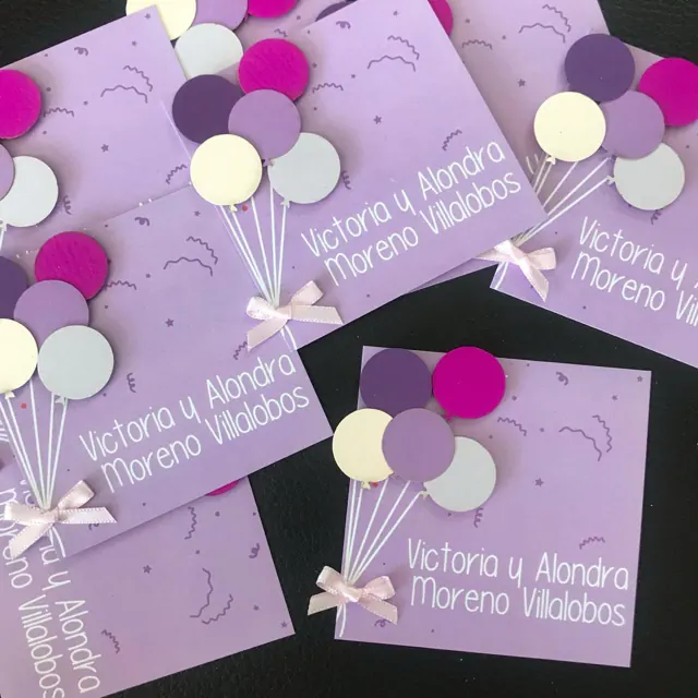 Tarjetería personalizada Alejandra Carrera - diseño 100