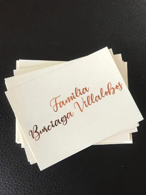 Tarjetería personalizada Alejandra Carrera - diseño 113