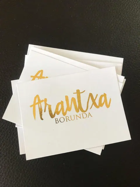 Tarjetería personalizada Alejandra Carrera - diseño 114