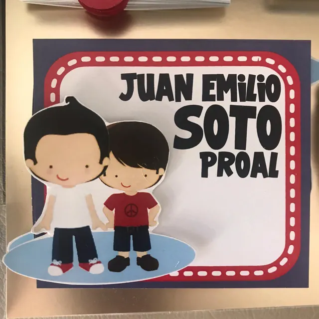 Tarjetería personalizada Alejandra Carrera - diseño 125