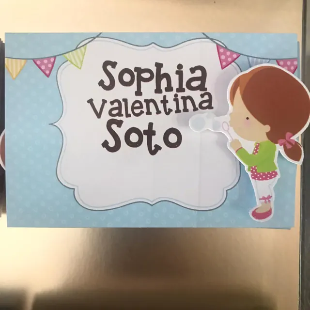 Tarjetería personalizada Alejandra Carrera - diseño 127