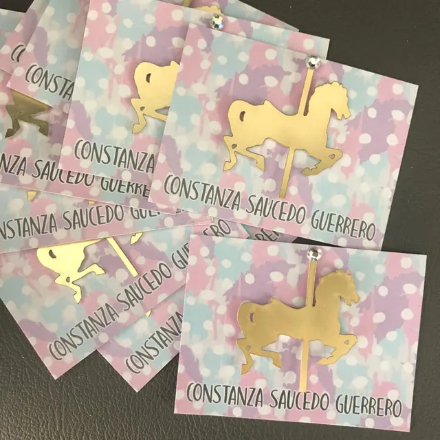 Tarjetería personalizada Alejandra Carrera - diseño 132