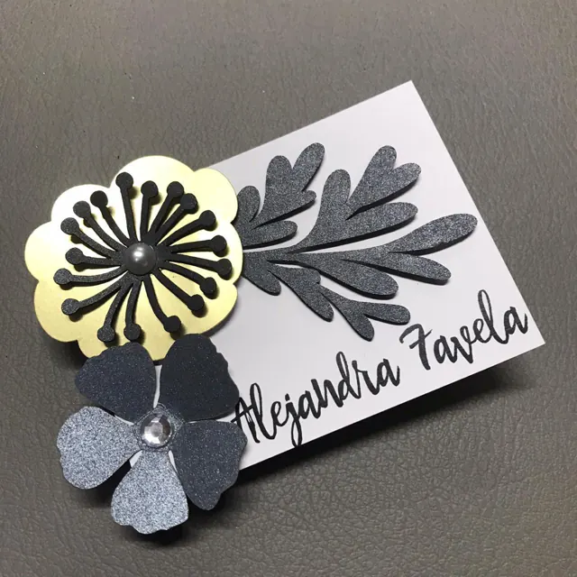 Tarjetería personalizada Alejandra Carrera - diseño 152