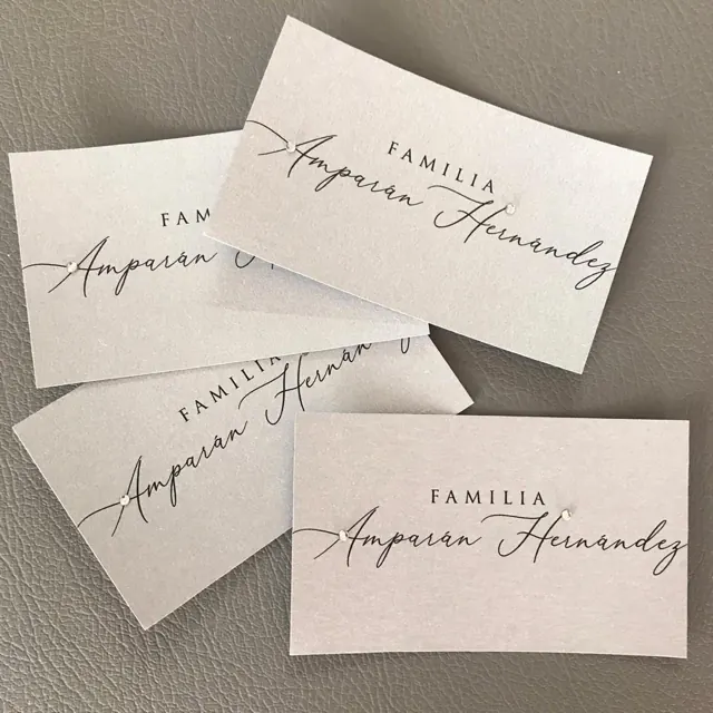 Tarjetería personalizada Alejandra Carrera - diseño 162