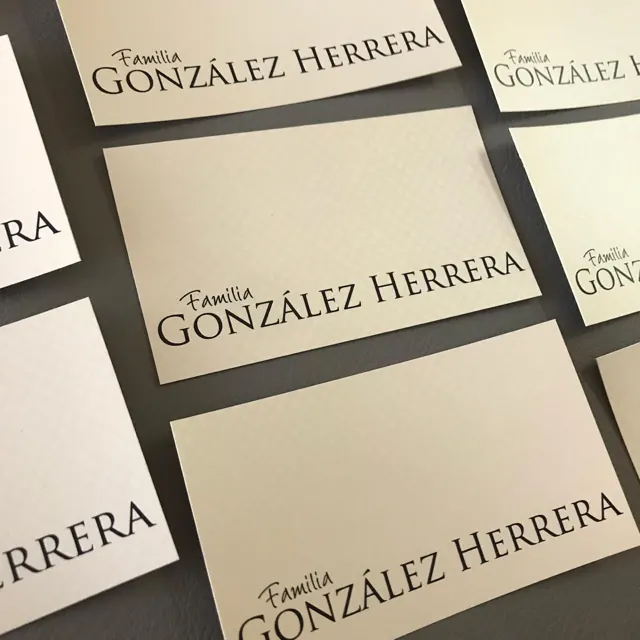 Tarjetería personalizada Alejandra Carrera - diseño 169