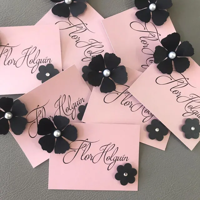 Tarjetería personalizada Alejandra Carrera - diseño 173