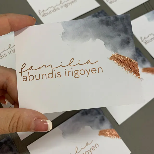 Tarjetería personalizada Alejandra Carrera - diseño 177