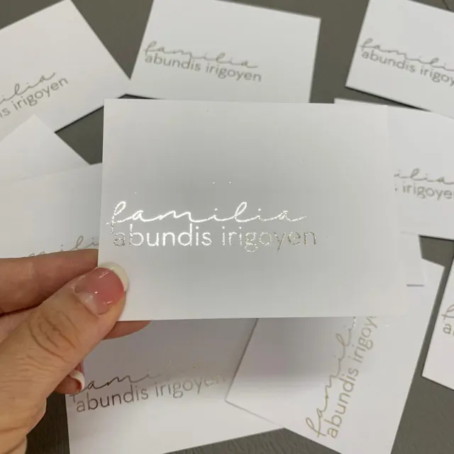 Tarjetería personalizada Alejandra Carrera - diseño 178