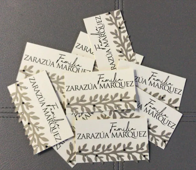 Tarjetería personalizada Alejandra Carrera - diseño 185
