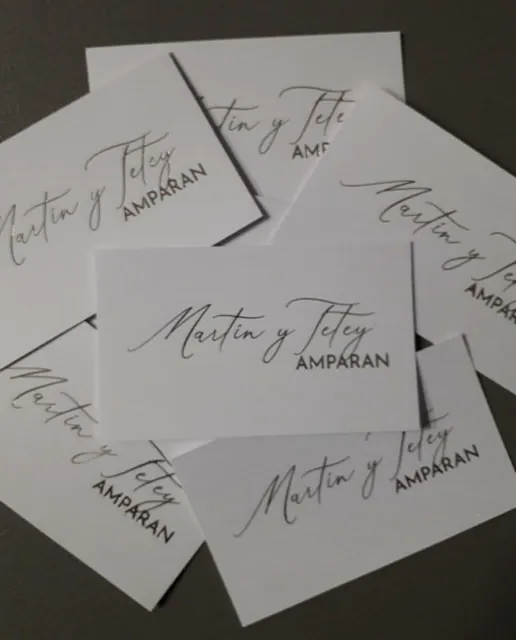 Tarjetería personalizada Alejandra Carrera - diseño 199