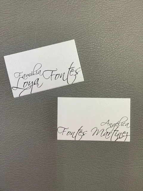 Tarjetería personalizada Alejandra Carrera - diseño 225