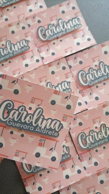 Tarjetería personalizada Alejandra Carrera - diseño 243