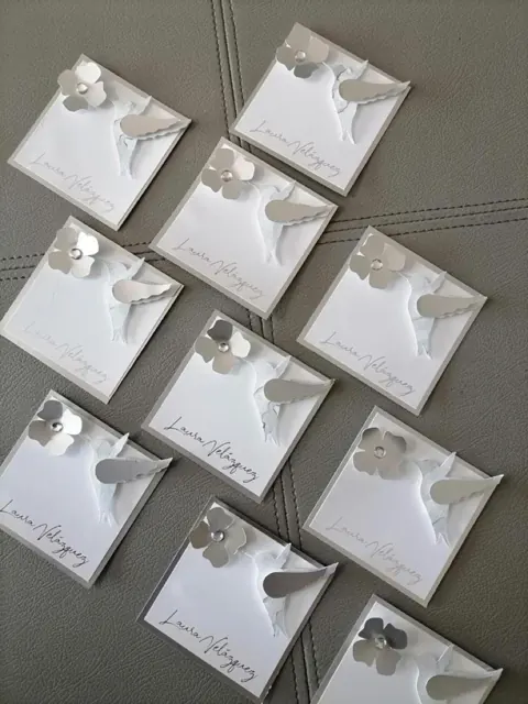 Tarjetería personalizada Alejandra Carrera - diseño 249