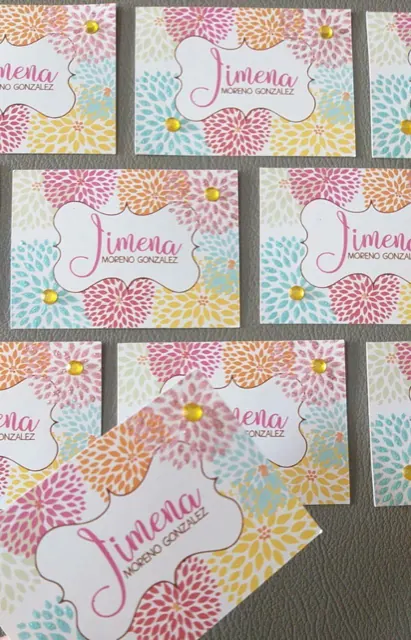 Tarjetería personalizada Alejandra Carrera - diseño 252