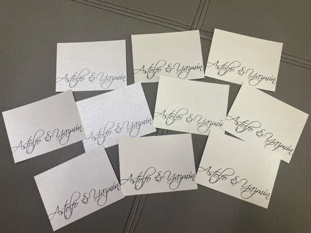Tarjetería personalizada Alejandra Carrera - diseño 261