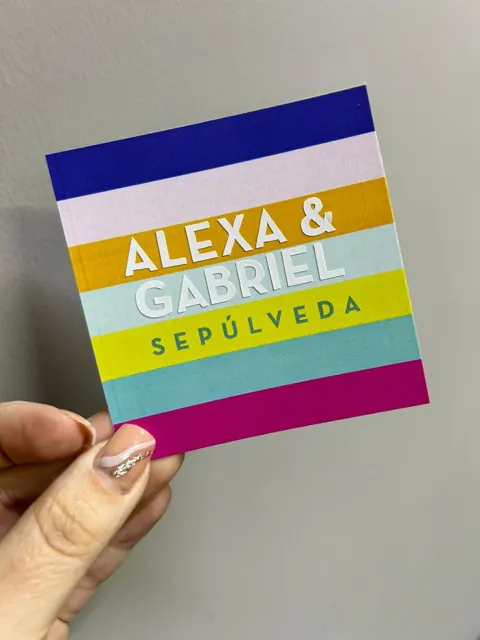 Tarjetería personalizada Alejandra Carrera - diseño 271