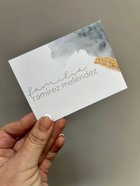 Tarjetería personalizada Alejandra Carrera - diseño 274