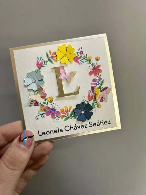 Tarjetería personalizada Alejandra Carrera - diseño 288