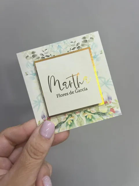 Tarjetería personalizada Alejandra Carrera - diseño 296