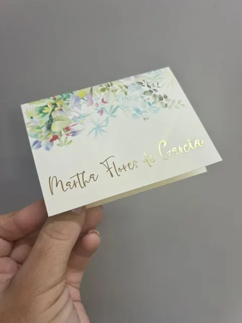Tarjetería personalizada Alejandra Carrera - diseño 297