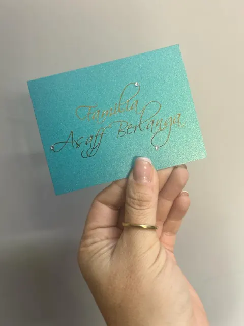 Tarjetería personalizada Alejandra Carrera - diseño 306