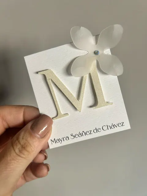 Tarjetería personalizada Alejandra Carrera - diseño 308