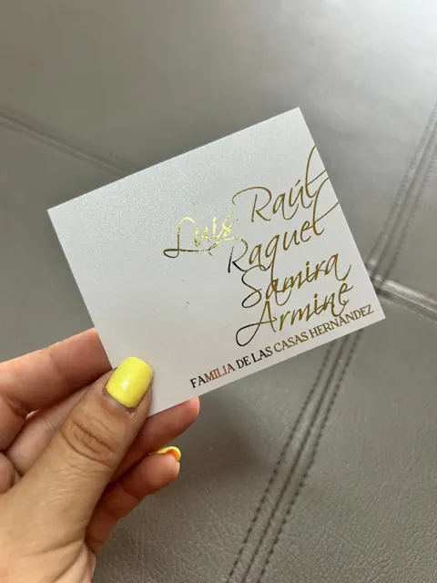 Tarjetería personalizada Alejandra Carrera - diseño 311
