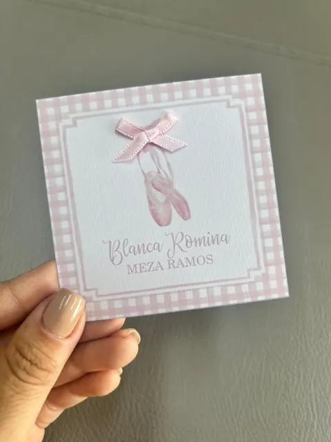 Tarjetería personalizada Alejandra Carrera - diseño 320