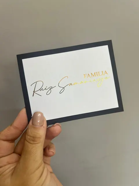 Tarjetería personalizada Alejandra Carrera - diseño 321