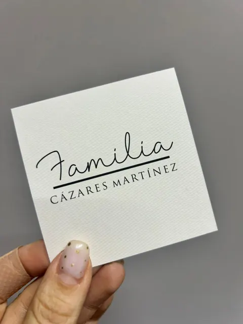 Tarjetería personalizada Alejandra Carrera - diseño 328