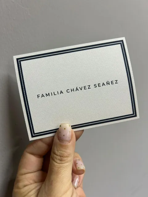 Tarjetería personalizada Alejandra Carrera - diseño 330