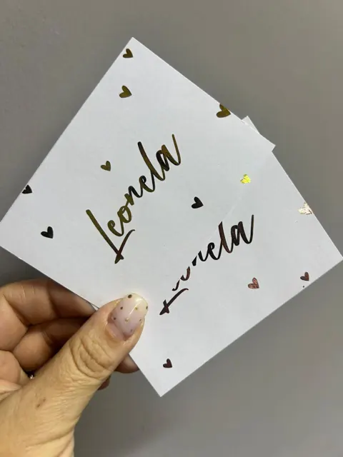 Tarjetería personalizada Alejandra Carrera - diseño 331