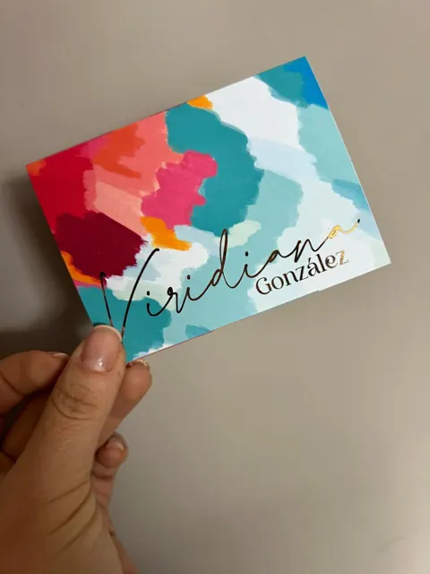 Tarjetería personalizada Alejandra Carrera - diseño 337